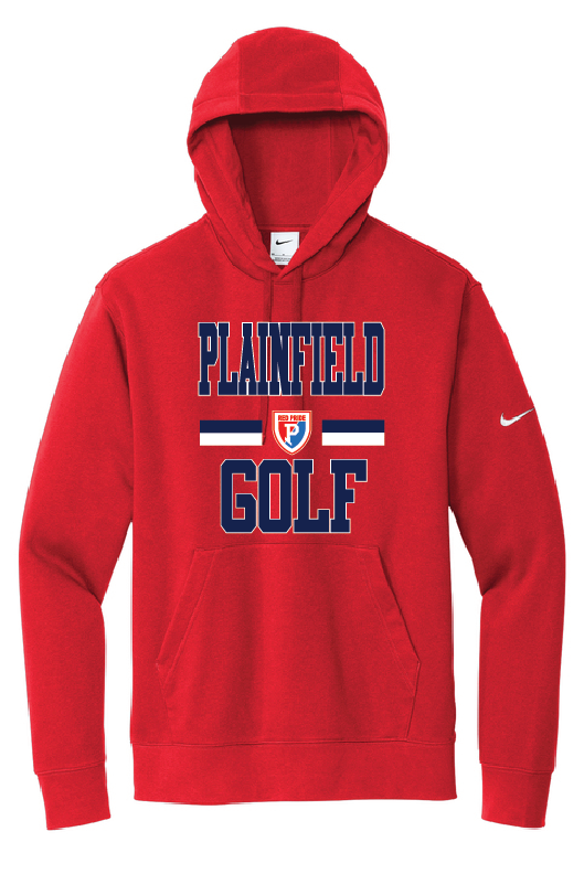 Plainfield Golf Nike Club Fleece Sleeve Swoosh Pullover Hoodie