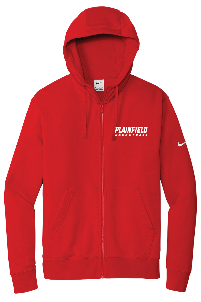 Plainfield Basketball Full Zip Hoodie