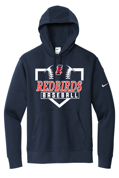Indiana Redbirds Nike Club Fleece Sleeve Swoosh Pullover Hoodie
