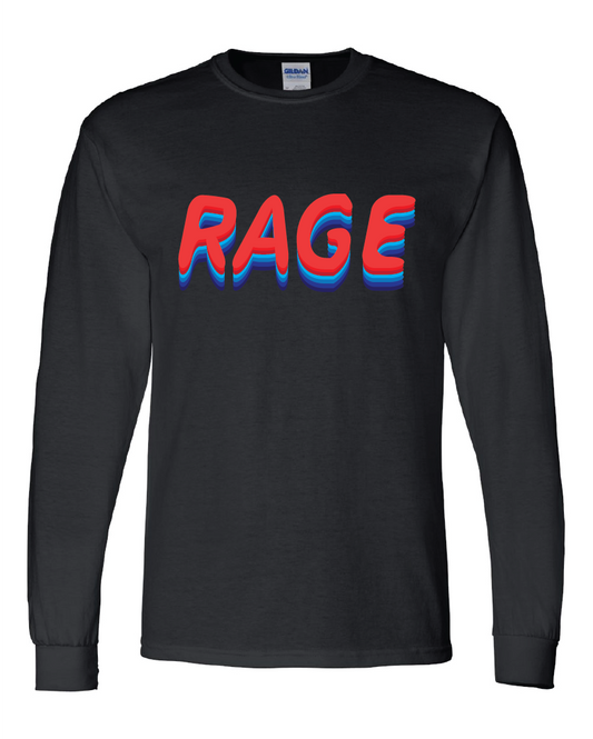 Rage Softball Retro Long Sleeve Shirt 50/50