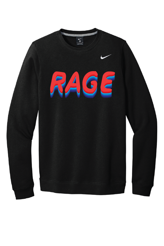 Rage Softball Retro Nike Crew Crew Neck Fleece