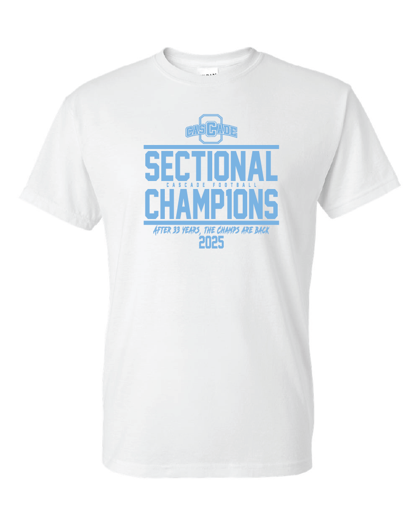Cascade Sectional Champions TShirt