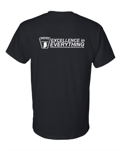 Plainfield Police Department TShirt 50/50