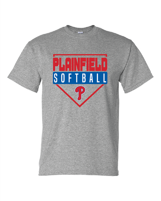 Plainfield Softball TShirt 50/50