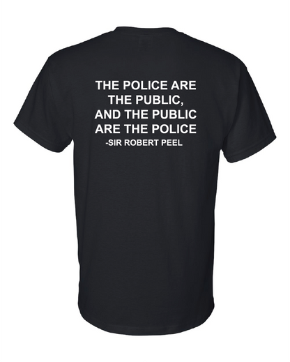 Plainfield Police Department TShirt 50/50