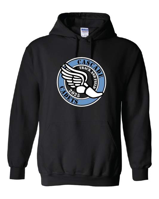 Cascade Track and Field Fleece Hoodie (Youth and Adult)(Back Design)