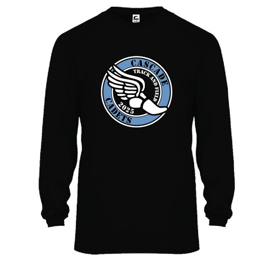 Cascade Track and Field Dri Fit Long Sleeve (Youth and Adult) (Events on Back)