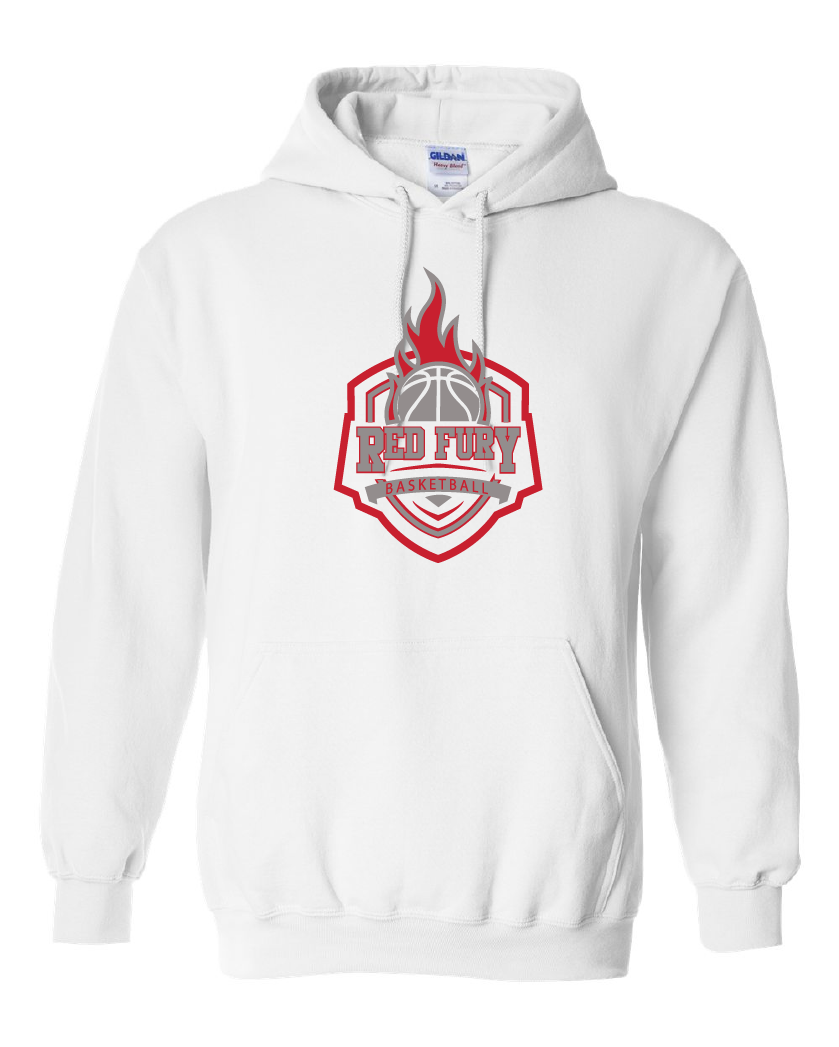 Red Fury Basketball 50/50 Hoodie