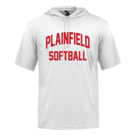Plainfield Softball Dri Fit Short Sleeve Hoodie