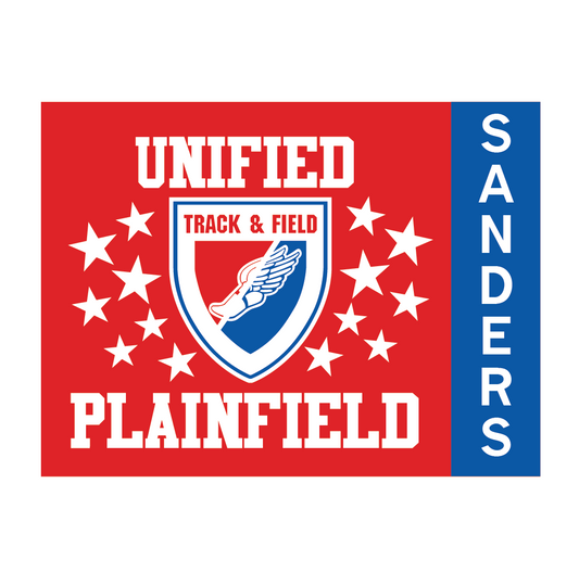 Plainfield Unified Track and Field Yard Sign