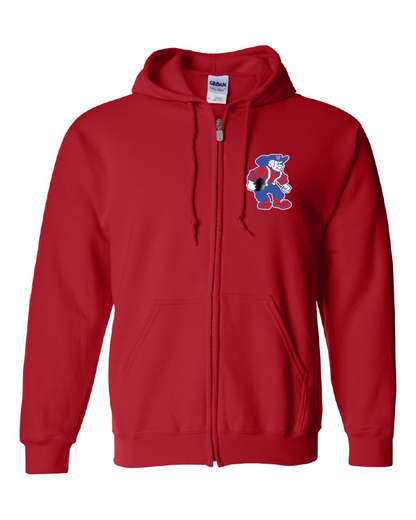 Plainfield Bowling Full Zip Hoodie 50/50