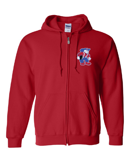 Plainfield Bowling Full Zip Hoodie 50/50