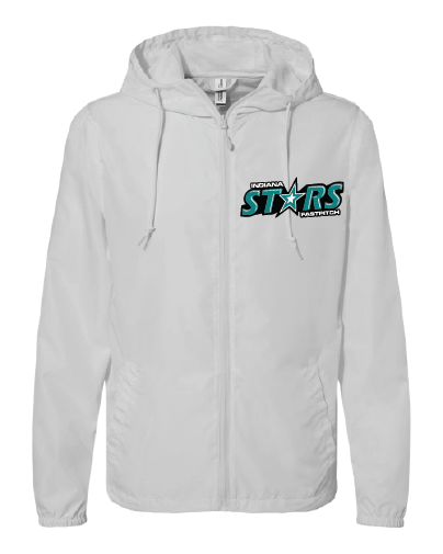 Indiana Stars Lightweight Windbreaker Full-Zip Jacket