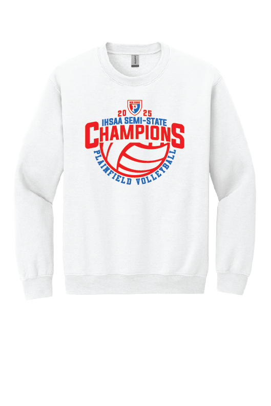 Plainfield Volleyball Semi-State Champs Crew Neck Fleece